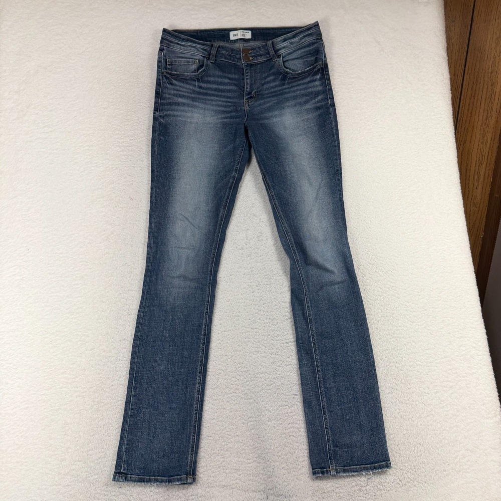 BKE Victoria Mid Rise Skinny Jeans Med Wash Universal Fit Women 30 (34x34)